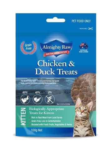 Almighty Raw Kitten Treats 100gm