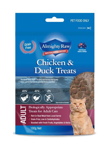 Almighty Raw Adult Cat Treats 100gm