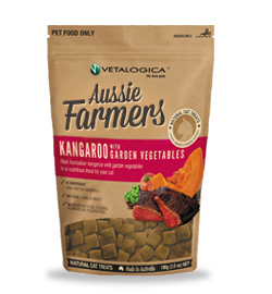 Aussie Farmers - Kangaroo with Garden vegetables Treats for cats
