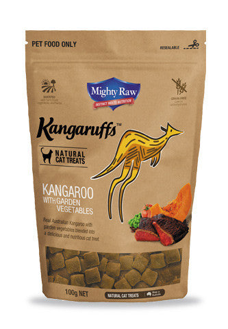 MR Kangaruffs - Kangaroo with Garden Veg Cat Treats 100g