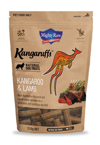 MR Kangaruffs - Kangaroo and Lamb Dog Treats 210g