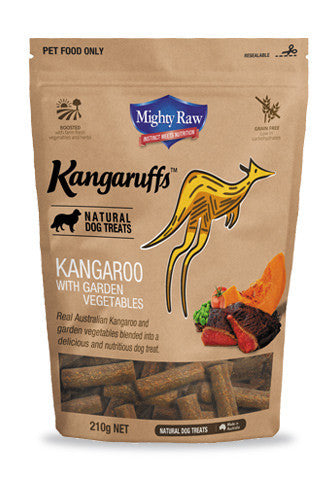 MR Kangaruffs - Kangaroo with Garden Veg Treats 210g